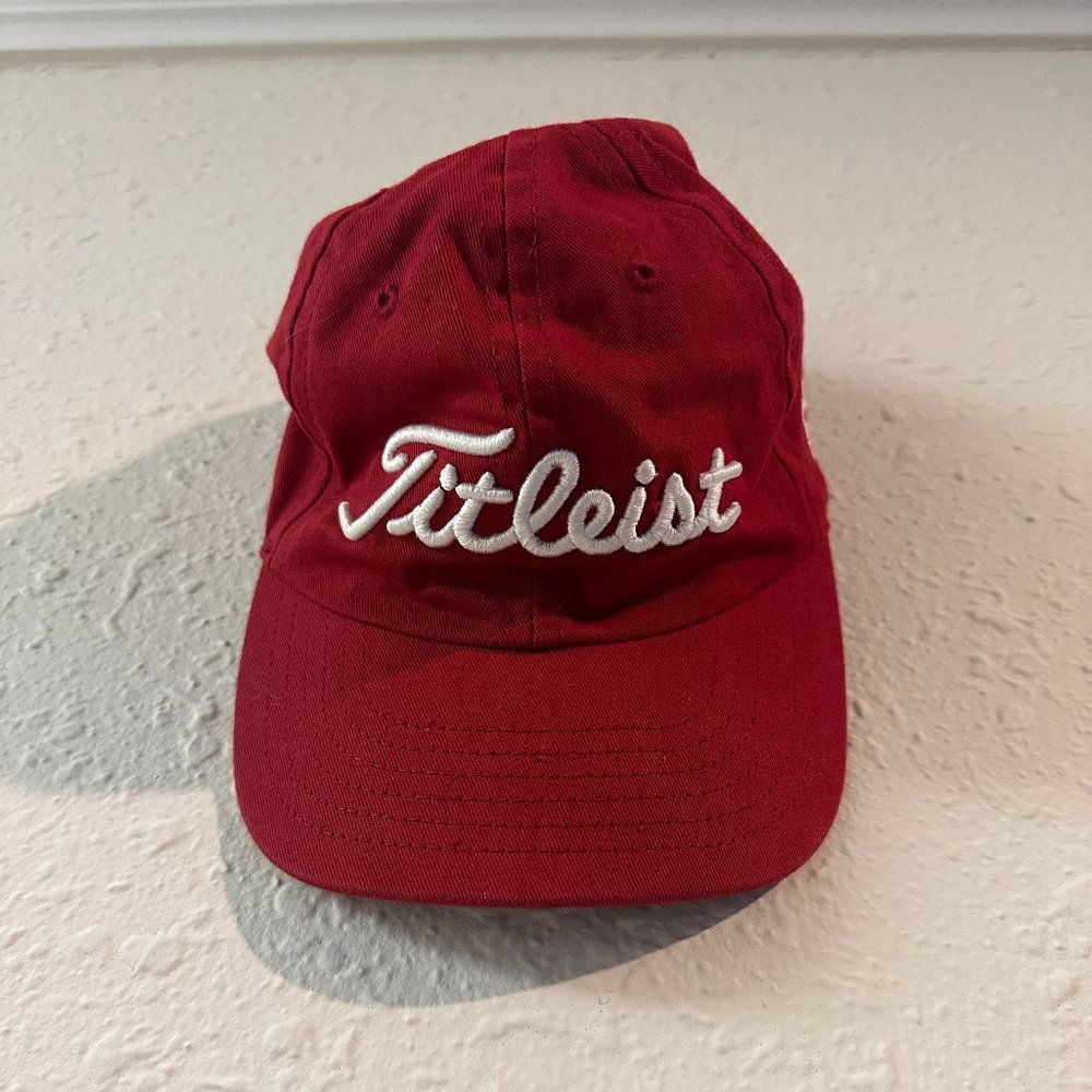 Titleist Golf Hat - Red (Adjustable)